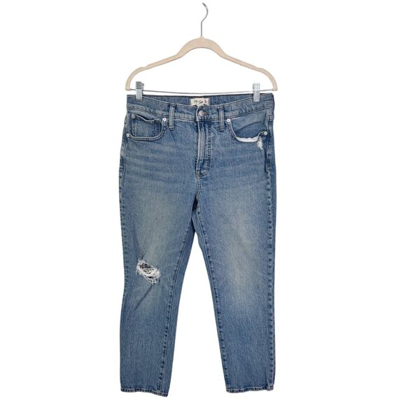Madewell the mid rise perfect vintage jean size 29 straight leg light wash - Picture 1 of 6